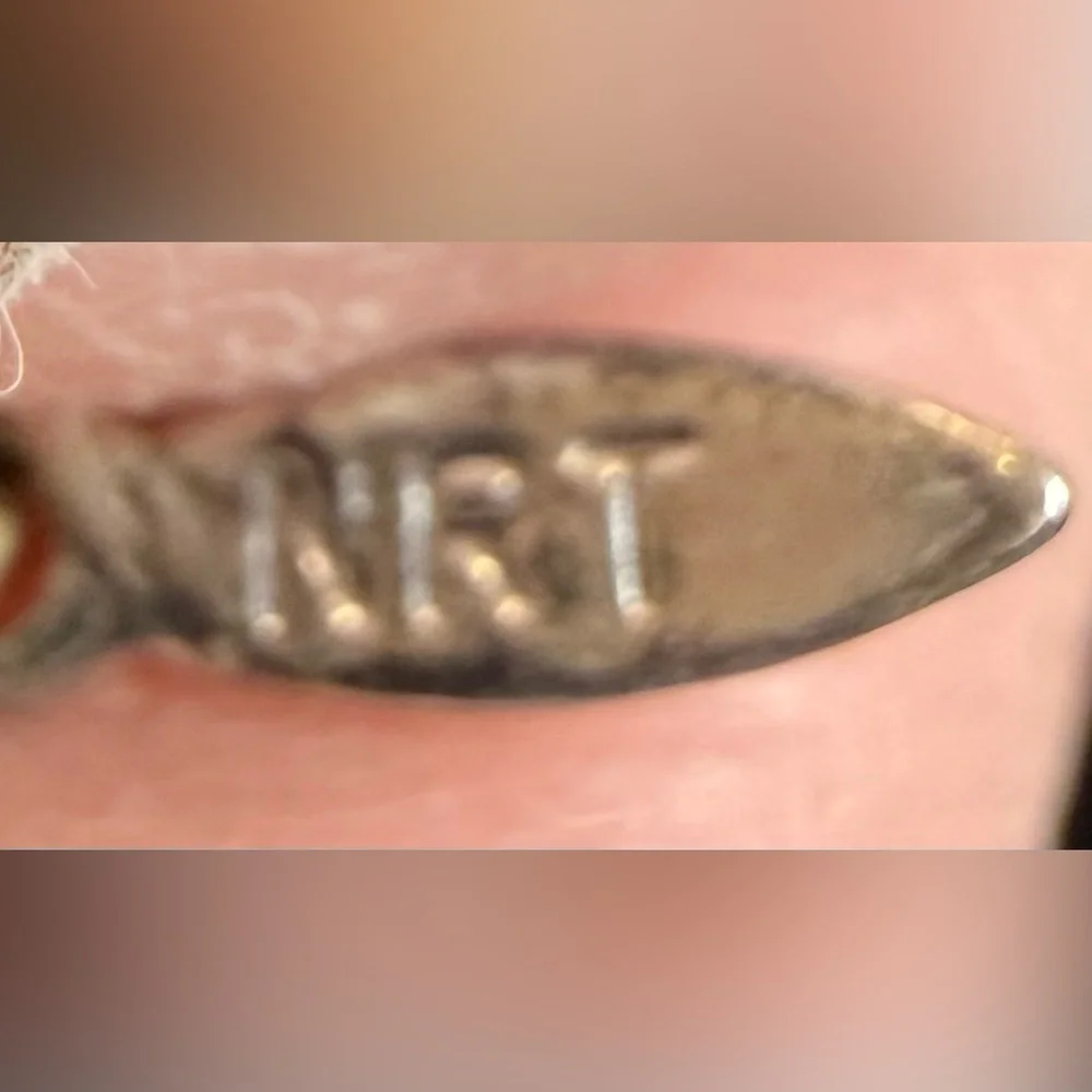 Nina Ricci Faux Pearl Necklace with Silver and Rhinestone - Picture 2 of 4